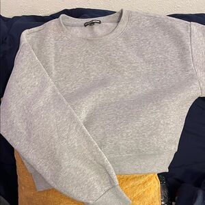 Fashion Nova Heather Gray Sweatshirt